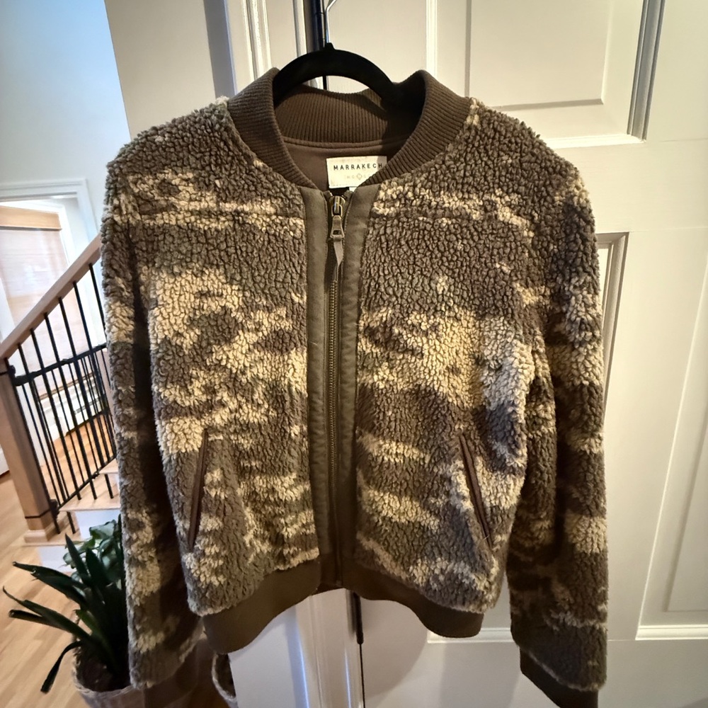 Marrakech Sherpa Camo Jacket